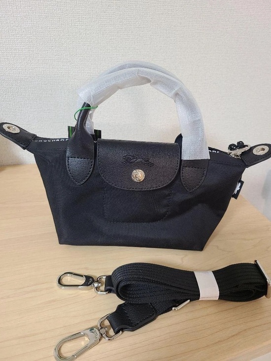 Longchamp Handbags - NWT Longchamp Le Pliage Energy Black Handbag Mini Pouch 2Way Crossbody Tote XS